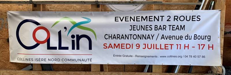 Réalisation et pose de banderoles pour évènements ponctuels près de Vienne en Isère